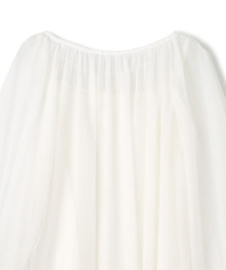 GRACE CONTINENTAL チュール2WAYトップ ホワイト