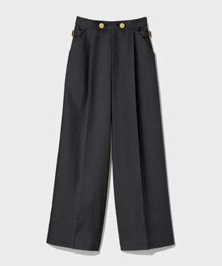 GRACE CONTINENTAL マリンワイドパンツ ネイビー