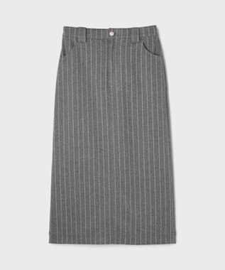 GRACE CONTINENTAL ジャージタイトスカート ストライプ