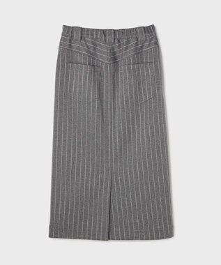 GRACE CONTINENTAL ジャージタイトスカート ストライプ