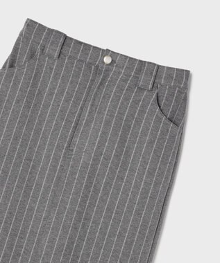 GRACE CONTINENTAL ジャージタイトスカート ストライプ