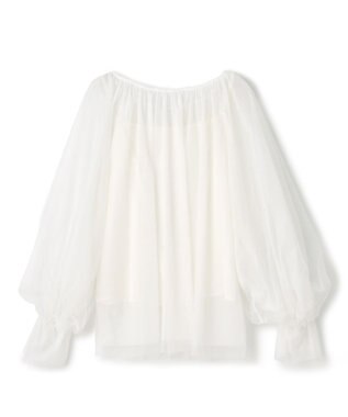 Diagram チュール 2WAY トップス SIZE 36 チュール2WAYトップ / GRACE CONTINENTAL | GRACE CONTINENTAL