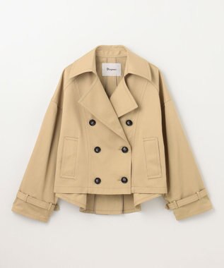 GRACE CONTINENTAL ドルマントレンチジャケット キャメル