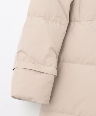 GRACE CONTINENTAL ファーパーツ付ロングダウン ベージュ