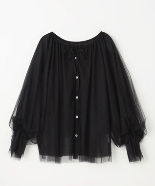 GRACE CONTINENTAL チュール2WAYトップ ブラック