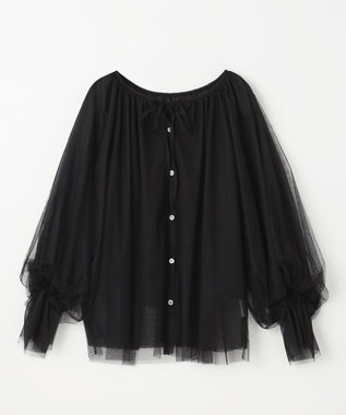 GRACE CONTINENTAL チュール2WAYトップ ブラック