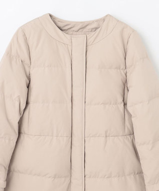 GRACE CONTINENTAL ファーパーツ付ロングダウン ベージュ