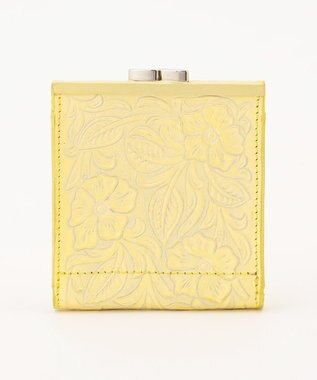 GRACE CONTINENTAL Clasp Wallet イエロー