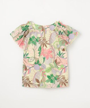 GRACE CONTINENTAL フルーツ刺繍トップ イエロー