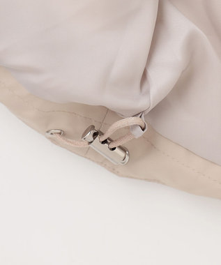 GRACE CONTINENTAL ファーパーツ付ロングダウン ベージュ