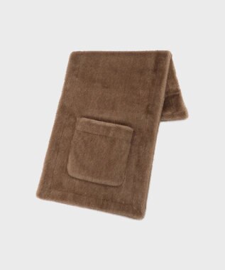 GRACE CONTINENTAL フェイクミンクストール ブラウン