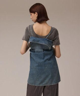 GRACE CONTINENTAL デニム2WAYシャツ ブルー