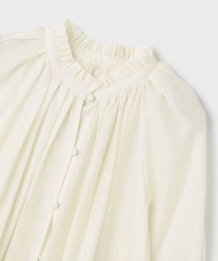 GRACE CONTINENTAL ヘムレースギャザートップ キナリ