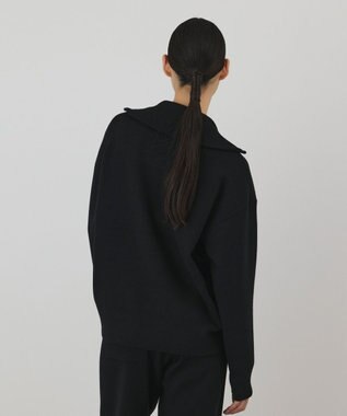 GRACE CONTINENTAL スムースニットトップ　 ブラック