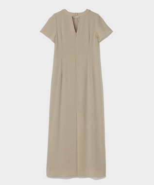 GRACE CONTINENTAL コサージュビジュードレス ベージュ
