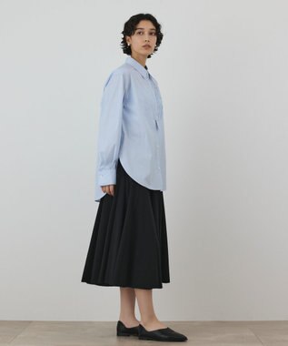 GRACE CONTINENTAL ピンタックドレスシャツ ブルー