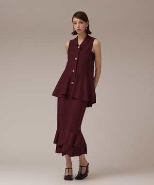 GRACE CONTINENTAL ビジューニットベスト