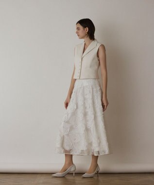 GRACE CONTINENTAL トリアセジャージジレ キナリ