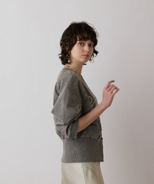 GRACE CONTINENTAL / グレースコンチネンタル ピグメントショートトップ ピグメントショートトップ / GRACE CONTINENTAL | GRACE