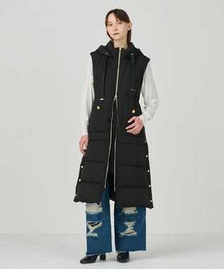 GRACE CONTINENTAL 2WAYロングダウンコート ブラック