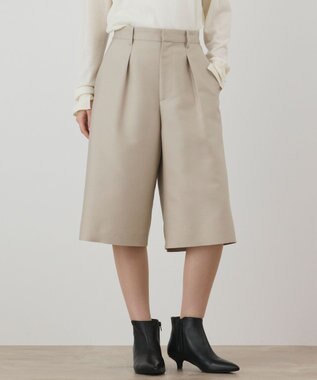 GRACE CONTINENTAL ウールシルクハーフパンツ