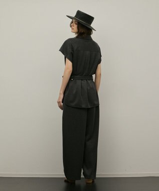 GRACE CONTINENTAL ジャージワークシャツ グレー