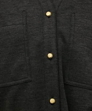 GRACE CONTINENTAL ジャージワークシャツ グレー