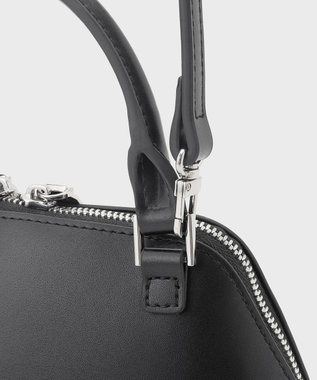 GRACE CONTINENTAL ADD CULUMN BOSTON BAG ブラック