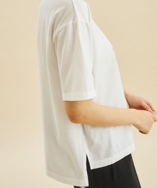 GRACE CONTINENTAL レコードプリントTシャツ ゴールド