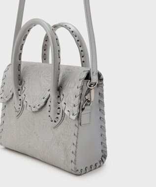 GRACE CONTINENTAL MiniRSHandbag-ga シルバー