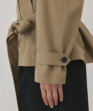 GRACE CONTINENTAL オーバーショートトレンチ ベージュ