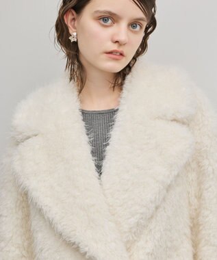 GRACE CONTINENTAL フェイクファーPコート