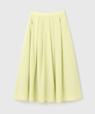 GRACE CONTINENTAL フレアタックスカート ライトグリーン
