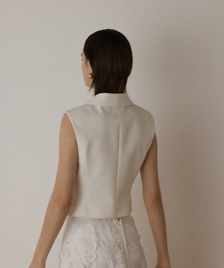 GRACE CONTINENTAL トリアセジャージジレ キナリ