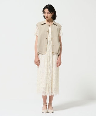 GRACE CONTINENTAL レースドロストワンピース キナリ