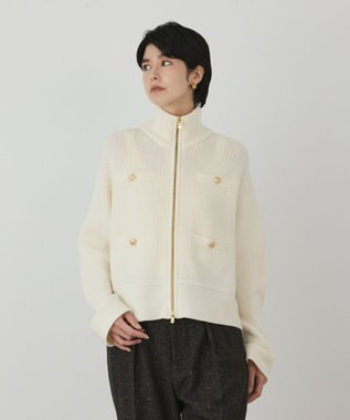 GRACE CONTINENTAL ドライバーズニットカーディガン キナリ