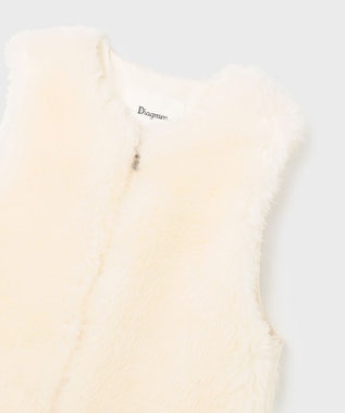 GRACE CONTINENTAL ウールボアコンビジレ キナリ