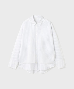 GRACE CONTINENTAL チュールレイヤードシャツ ホワイト