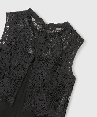 GRACE CONTINENTAL レースコンビサロペット ブラック