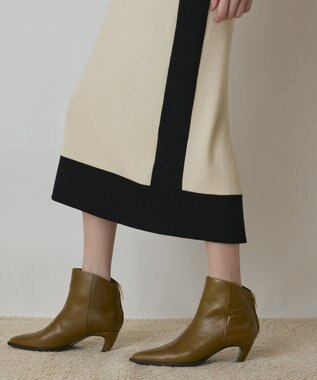 GRACE CONTINENTAL バイカラーカットワンピース キナリ