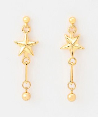 GRACE CONTINENTAL gren スターピアス ゴールド