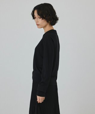 GRACE CONTINENTAL プリーツニットワンピース ブラック