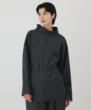 GRACE CONTINENTAL カウルネック2WAYシャツ