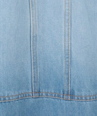 GRACE CONTINENTAL デニムストレートロングワンピース2 バイカラー