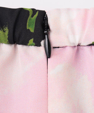 GRACE CONTINENTAL グログランボタニカルスカート ブラック