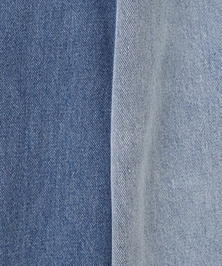 GRACE CONTINENTAL ワイドデニムパンツ バイカラー