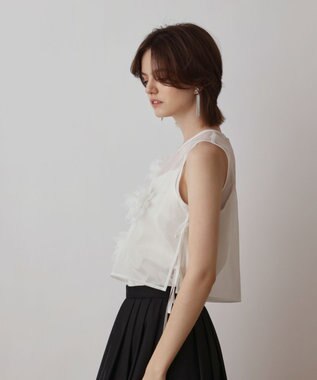 【30％OFFセール】25SS,0125341403,メッシュフラワートップ,GRACE CONTINENTAL,,新作,送料無料,インスタ メッシュフラワートップ / GRACE CONTINENTAL | GRACE