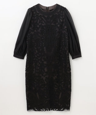 グレースコンチネンタルオーガン刺繍ドレス 新品未使用タグ付き ブラック 36size
