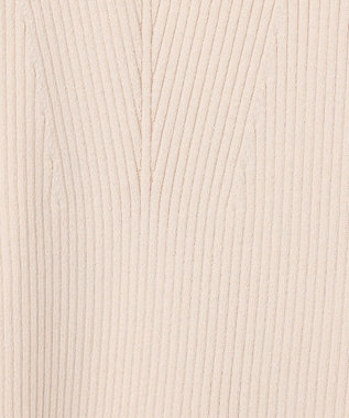 GRACE CONTINENTAL リブスクエアニットトップ キナリ