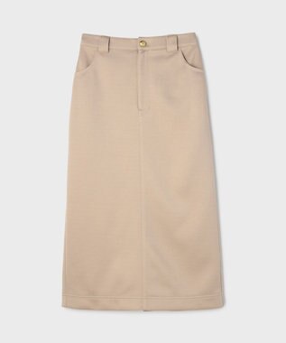 GRACE CONTINENTAL ジャージタイトスカート ベージュ